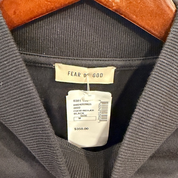 Fear of God Eternal Heavy Long Sleeve T Shirt Black Mens Medium NWT - Picture 3 of 15